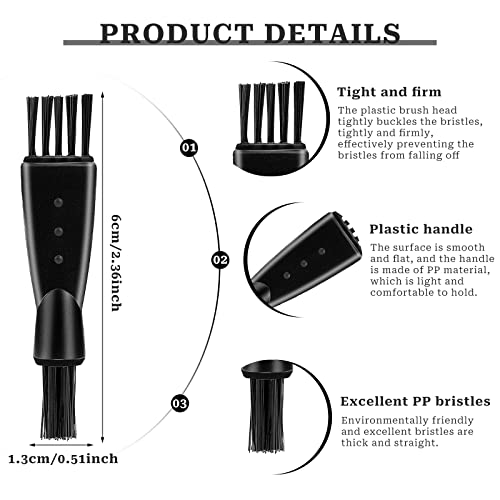 Electric Shaver Cleaning Brush 16 Pcs Mens Razor Brush Double-Headed Trimmer Brush Cleaner For Beard Hair Trimmer, Hair Clipper, Razor, Barber, Electric Shaver #TOP2