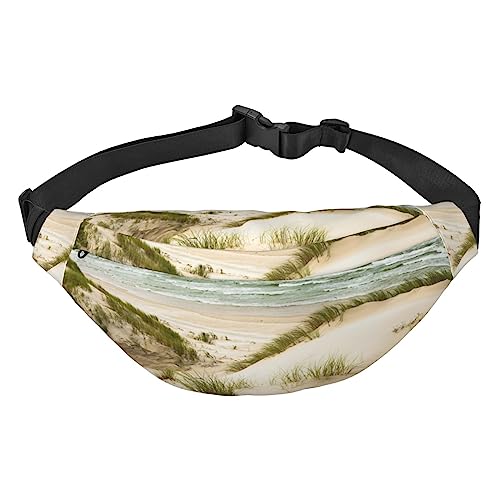 Sac banane noir Seaside Grand Waves antivol pour garder vos clés et téléphone
