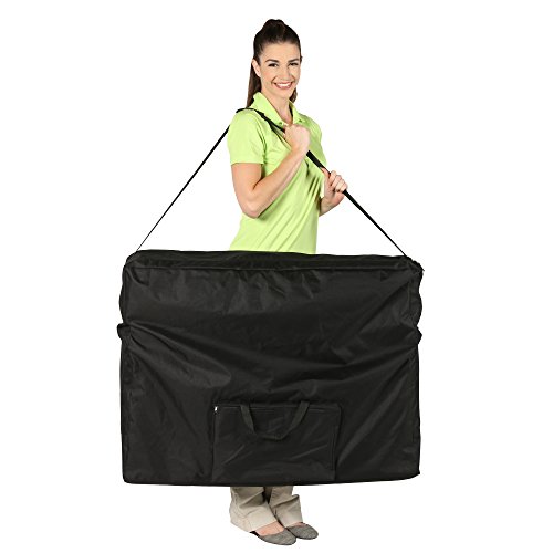 Exerpeutic Tahoe Heavenly Massage Table with Extended Side Arm Rests and Deluxe Carry Bag