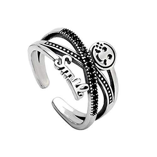 Bague croix en argent sterling pour femme - Bijou ajustable fait main