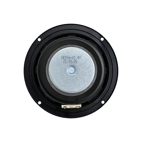 Image of 5.25 Inch Midrange Speakers - Hi-Fi Driver 4 Ohms 30 Watts Speaker for High-End Audio Music Systems, Cars & DIY Projects (2 Pcs)
