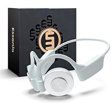 Open Ear Headphones Wireless Bluetooth Air Conduction Headphones, 3-Level Deep Bass Ultra-Wideband ANC 55g LightFit 20H Play Multi-Point Connect Clear Call IPX5 Waterproof for Sports Work