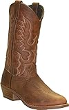 Abilene Men's Bison Leather Western Boot Round Toe - 6404 8.5 EE US