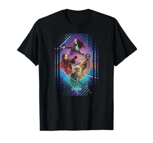 Marvel Infinity War Gamora Okoye Black Widow T-Shirt Small