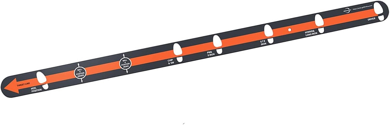 Golf Practice Putting Posture Correction Improve Balance Putter Straight Ruler Golf Training Aid for Games Golfer Enthusiasts