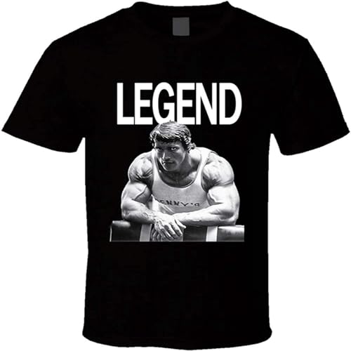 Arnold Schwarzenegger Legend - Camiseta para hombre, Negro , L