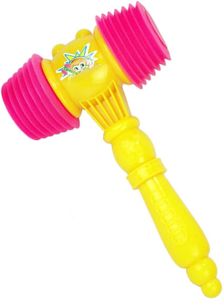 Squeaky Hammer Plastic Gavel Squeaky Toy Whistle Sound Toy for Kids Baby and Party Favors Hammer