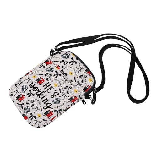 Welder Wife Welder Girlfriend Gift Welder Coquette Bow Crossbody Bag for Blue Collar Wife Welder Mom, Bolsa de soldador