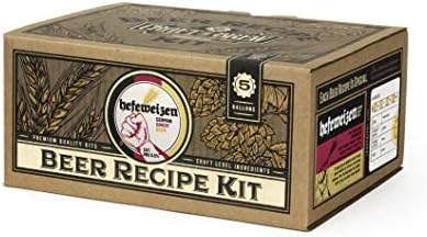 Craft a Brew - Kit de recetas de cerveza - Hefeweizen - Recambio de ingredientes de preparación casera - Suministros para hacer cerveza - Incluye