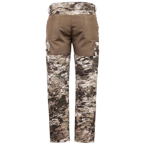 Huntworth Men's Light Weight Hunting Pants – 4-Way Stretch Material, Reinforced Knees, Abrasion Resistant, 5 Belt Loops4