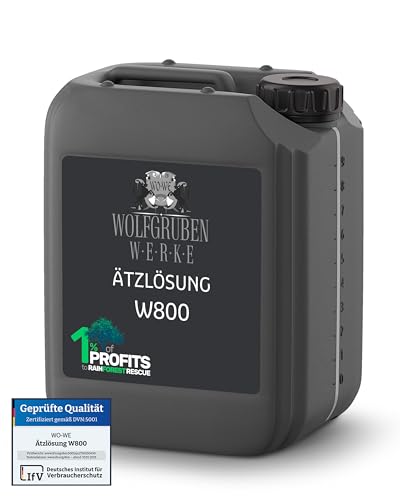 WO-WE Ätzlösung W800 als Untergrundvorbereitung für Bodenfarbe Epoxidharz Bodenbeschichtung - 10L
