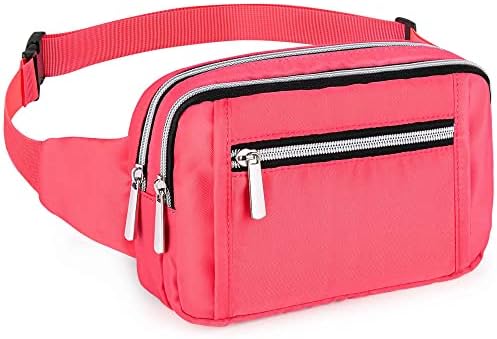 Fanny Packs for Women Men, Fashion Waist Pack Belt Bags for Teen Girls with Multi-Pockets Adjustable Belts, Cute Fanny Pack Bum Bag for Disney Travel Hiking Cycling