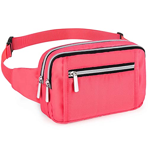 Fanny Packs For Women Men, Fashion Waist Pack Belt Bags For Teen Girls With Multi-Pockets Adjustable Belts, Cute Fanny Pack Bum Bag For Disney Travel Hiking Cycling #TOP2