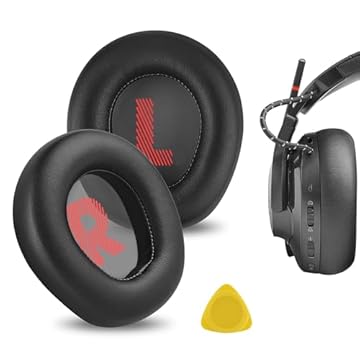 GEEKRIA Almofadas De Reposição Quickfit Para Fones Ouvido Sem Fio Jbl Quantum 800, Peças (Pretas)