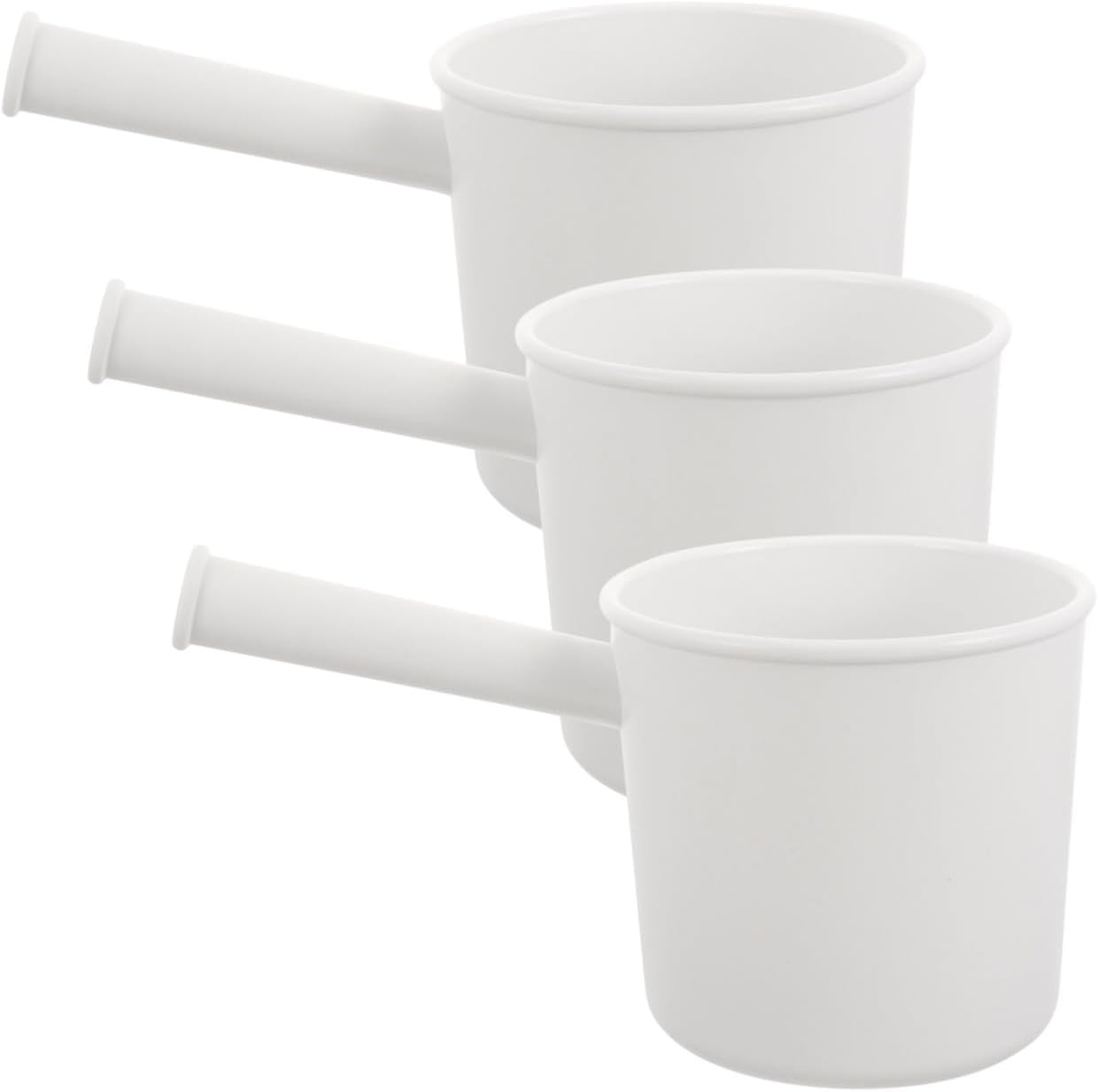 3pcs Plastic Bath Water Ladle Ergonomic Kitchen Scoop for Hair Washing Random Easy to Hold for Boy Girl Bath
