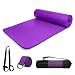 smallrun Esterilla Yoga Antideslizante 10mm Alfombrilla de Yoga Esterilla Deporte Yoga Mat para Pilates Yoga Fitness 183x61cm en casa o Gimnasio(NBR Morado 10MM)