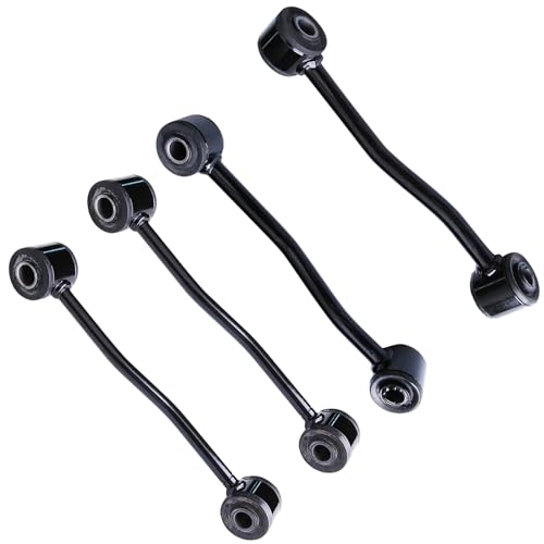 RUIJU K3201 K3202 Front Sway Bar End Links and Rear Stabilizer Bar Link Kit for Jeep Grand Cherokee 1999 2000 2001 2002 2003 2004, Suspension Stabilizer Bar End Links, Front Rear Sway Bar Link Kit-4pc
