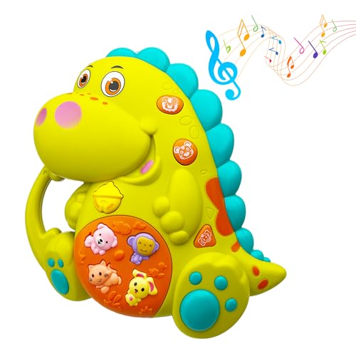 Image of Baby Music Light Up Toys for 1 Year Old Boy Girl - Musical Learning for Infant 18+ Months - Gifts for 2 3 Year Old Toddler (Dinosaur)