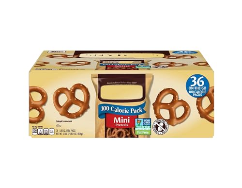 Snyders of Hanover Mini Pretzels, 100 Calorie Individual Packs, 36 Ct