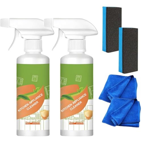 KITCHEN APPLIANCE CLEANER Natural Enzyme Formula To Household Appliances,Multi-Purpose Cleaner,Electrolyzed Ion Kitchen Cleaner Spray,For Hold,Oven,Stove,Range Hood