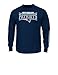 NFL New England Patriots Men's Tackle Trap Long Sleeve Crew Neck Fleece Tee, X-Large, Navy
