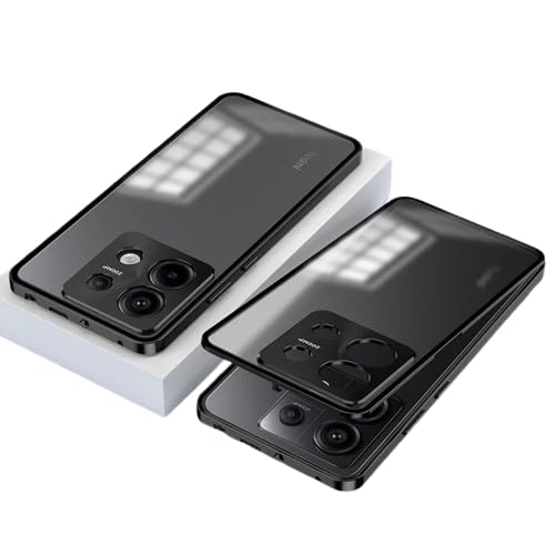 MILLION CASES Redmi Note 13 Pro Black Case Black Aluminium Glass - Image 1