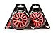Bestial Wolf Pilot XX2 Pack de deux roues d'origine Diamètre 100 mm pour scooter Freestyle (Rouge)