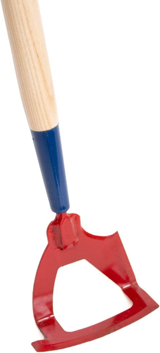 Lehman's Precision Garden Hoe, Amish Made Dutch, Push-Pull and Traditional Hoe, Steel with 60 in Wood Handle