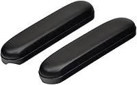 Vista 1 de AlveyTech Almohadillas de vinilo para reposabrazos de 10 pulgadas, juego de repuesto para silla de ruedas manual Invacare, scooters médicos