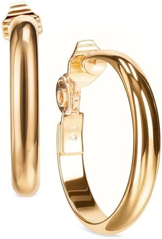 Anne Klein Clip Hoop Earrings
