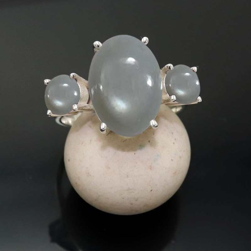 preziosa in Anello placcato argento uomo e donna tutte le taglie gioielli fatti a mano JSR-1119AA