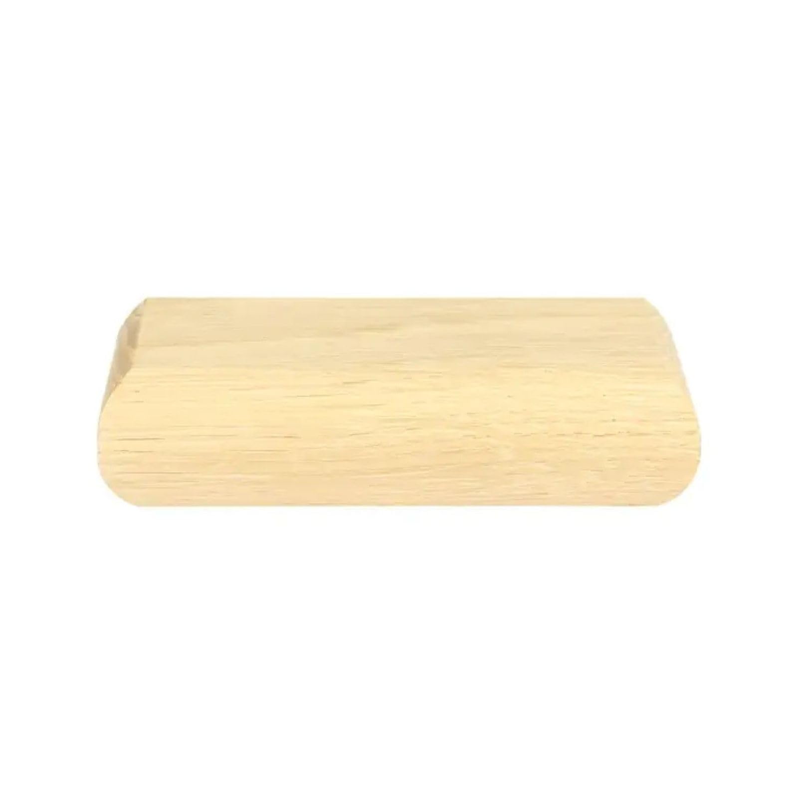 Oak Flat Half Newel Cap 90mm – Premium Oak Stair Part Fits 70mm Half Newel Posts – Unfinished for Painting, Varnishing or Waxing - Jackson Woodturners — image 1
