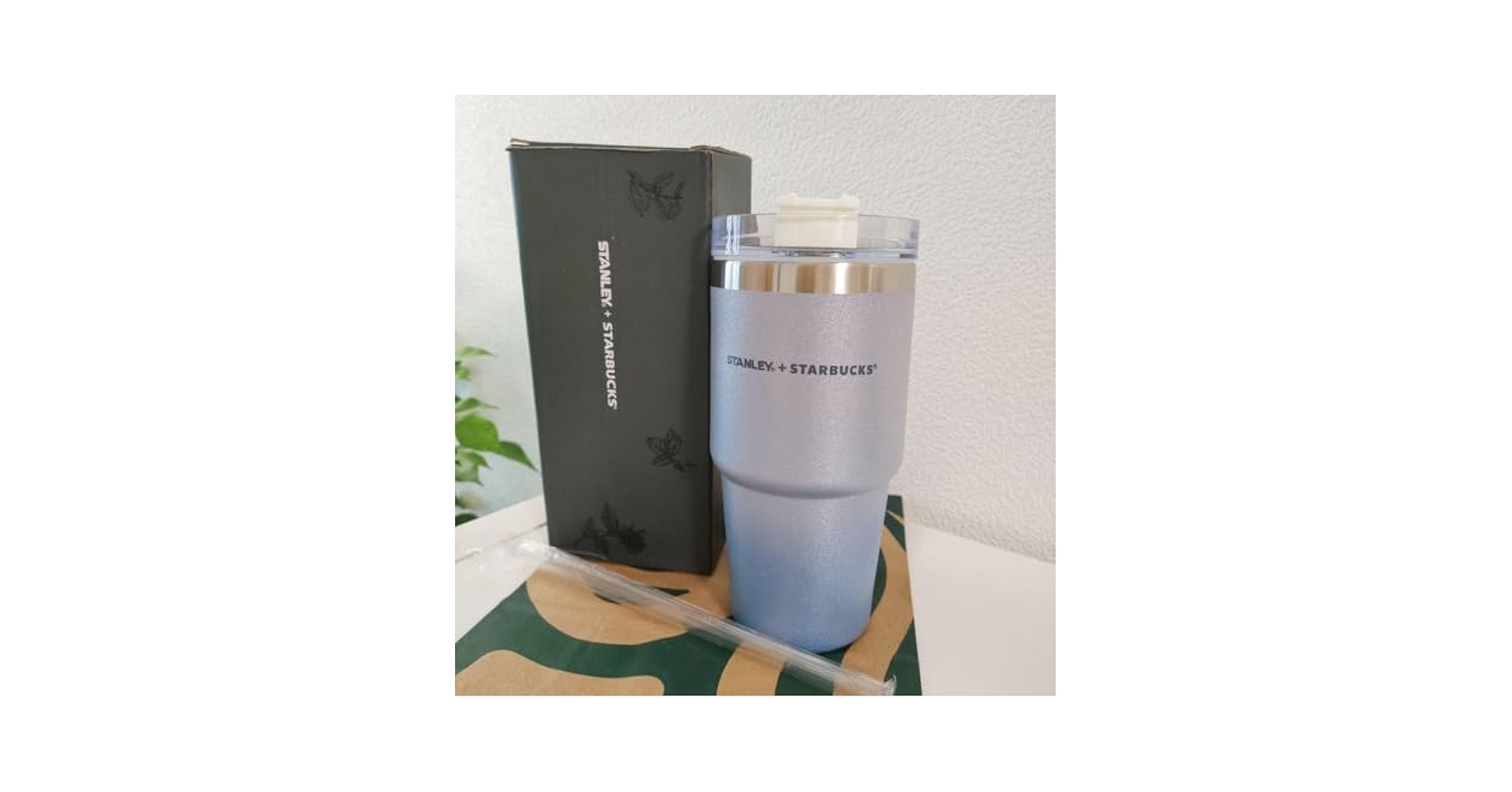 Starbucks - ※レア韓国限定 スターバックス タンブラー　スタンレー　グラデーション　シルバー Starbucks - ※レア韓国限定 スターバックス タンブラー