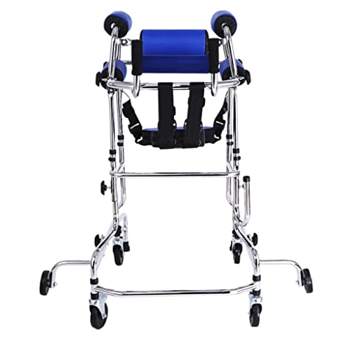 高さ調節可能な可動式歩行器用ウォーカー 6輪とシート付き 丈夫な可動補助具 転倒防止歩行補助フレーム