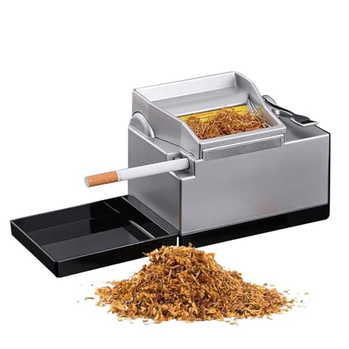 TLYA Máquina De Rodadura Eléctrica De Cigarrillos, 8.0 Máquina De Rodadura De Cigarrillos Completamente Automática con Estuche De Cigarrillo, Luz Indicadora Que Muestra El Estado De Trabajo