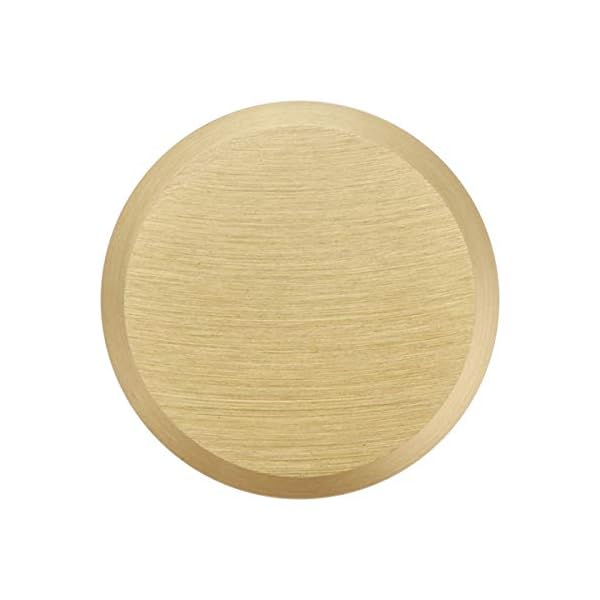 DOKOT 10 Stück Solide Messing Schrankknöpfe Schubladenknöpfe Kupfer Dekorative Möbelknöpfe Möbelgriff Gold Kegel 20mm – Bild 6