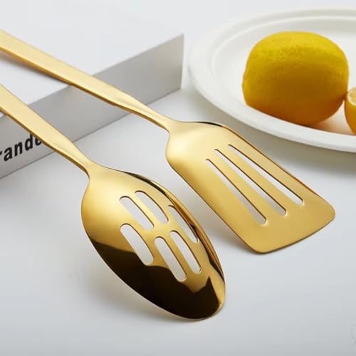 Ensemble d'ustensiles de service en acier inoxydable de 5 pièces pour restaurant