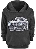 HIGHLIGHTS: Jungen Kinder Kapuzenpullover in modernem Design. Griffiger Stoff aus Baumwolle, Dehnbarer Bund, gefüttert und lange Ärmel, Made in Türkei. Auto Motiv Druck mit LED-Lichteffekt.Für LED Effekt- einfach drüber streichen!