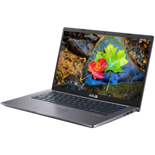 Image of ASUS Vivobook 14 Laptop, 14'' HD Screen, AMD Ryzen 3 3250U, 12GB RAM, 256GB PCIe SSD, HDMI, USB Type-C, Wi-Fi, Windows 11 Home, Slate Grey, (M415U)