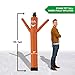 LookOurWay Air Dancers Wacky Waving Inflatable Tube Man Attachment - 6 Feet Tall Advertising Air Dancer Waving Man Inflatable Tube Guy - Blower Not Included - Orange