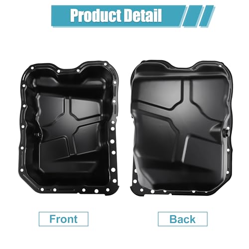 Cárter de aceite 4884665AF para Jeep Compass de hierro negro 6
