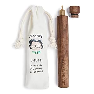 Grannys Premium Joint-Hülle aus Holz | 14 cm | MADE IN GERMANY | Joint Tube geruchsdicht | Transport Case in Walnuss…
