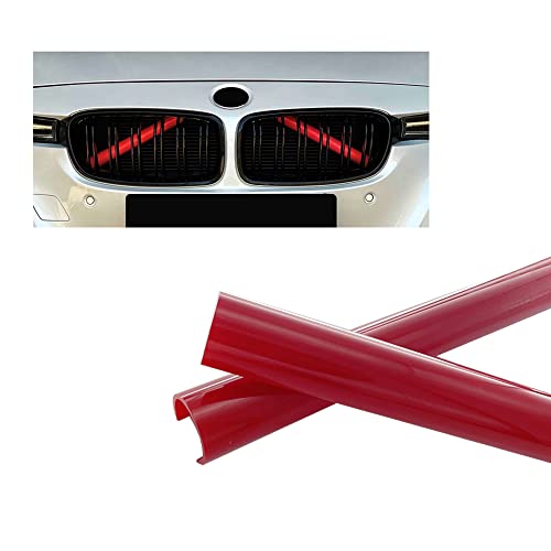 Tiras de inserción de rejilla para BMW G20 G21 G28, cubiertas de PVC en V, 2 uds
