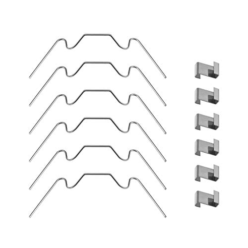 Create idea 100Pcs Greenhouse Accessories Repair Kit, 50 W Glazing Clip and 50 Z Fixing Clip Stainless Steel