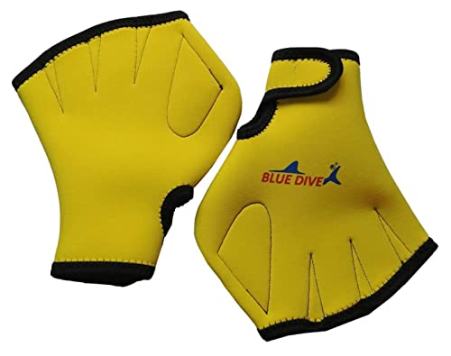 EXCEREY 1 Pair Swimming Webbed Gloves Training Gloves Aquatic Fitness