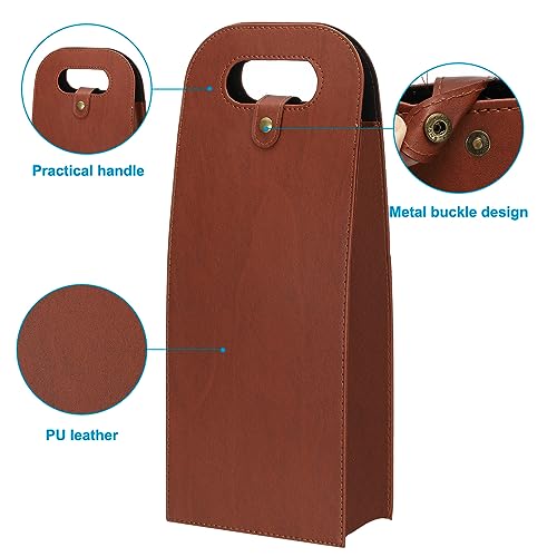 PATIKIL 2 Bottle Wine Gift Bag - Image 3