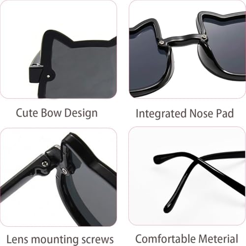 Image of Kids Sunglasses Polarized UV Protection Lovely Pink Cat Girls Sunglasses Kitty Age 2-8 Baby