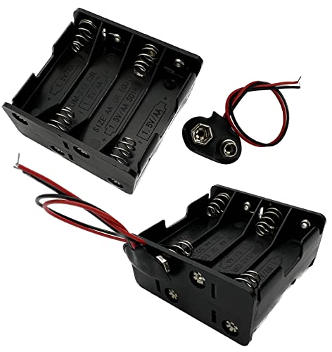 オーディオファン 単3電池ボックス バッテリースナップ 2点セット 単3 8本用 12V
