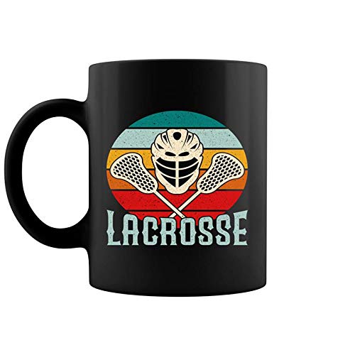 Haiconte Vintage Lacrosse Gift Retro Lacrosse Mask CoolPremium Ceramic Coffee Mug