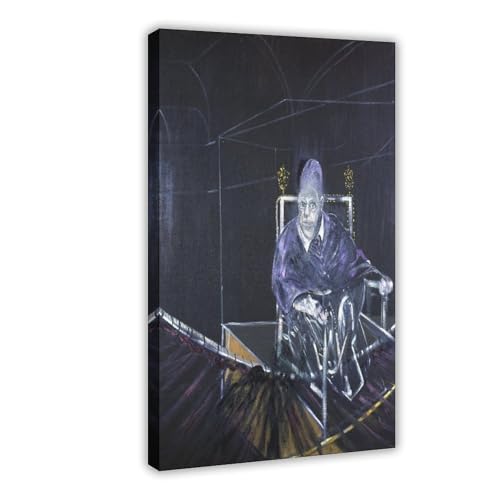 Francis Bacon impression sur toile décoration murale salon 30x45cm